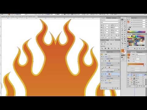How To Draw Hot Rod Flames in Adobe Illustrator the Quick and Easy Way