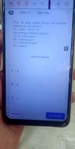 When the gases sulphur dioxide and hydrogen sulphide react, the... | Filo