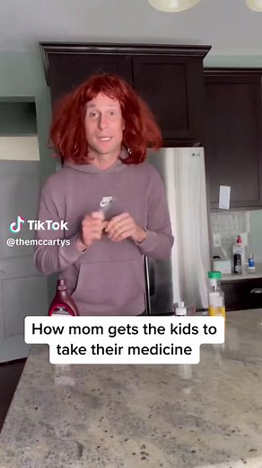 How mom gets the kids to take their medicine #momlife #howto #momknowsbest #momsoftiktok