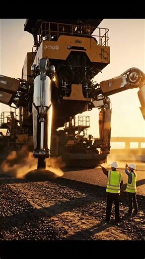 Future of Construction: Giant Walking Robots Take Over! 🏗️🤖
