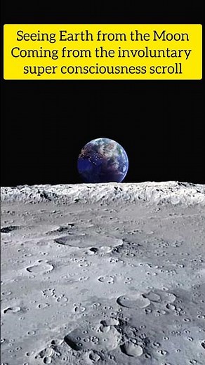 Earth from the Moon: A View You’ll Never Forget. #space