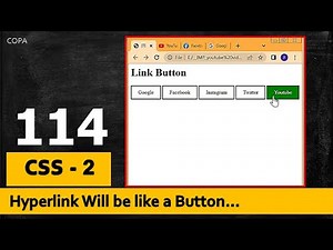 #P114 : COPA: CSS-2 : Hyperlink Will be like a Button with CSS | લિંકને બટન જેવું બનાવવા માટે.