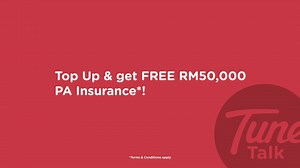 204K views · 749 reactions | Cry no more with Tune Talk! Top Up and get FREE RM50,000 PA Insurance coverage. | Tune Talk | Facebook