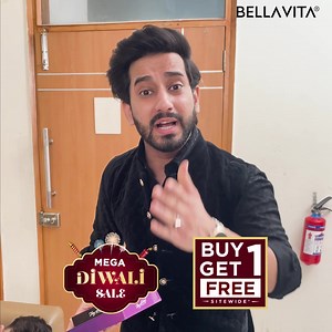 474K views · 876 reactions | MEGA DIWALI 杖SALE is LIVE Buy 1 Get 1 FREE Sitewide朗| No Code Needed Assured Free Gifts On Every Prepaid Order Exclusive Deals Lucky Winners will win : Iphone 16 滋Gold Coins ✈️ Trip to Dubai Shop Now  | Bella Vita | Facebook