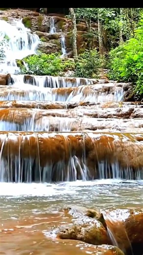 Beautiful Pha Charoen Waterfall Flow