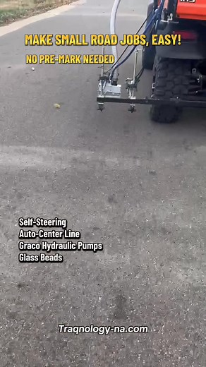 89K views · 555 reactions | Make small road jobs EASY! Configure right to your specs while Stripetraq does the hard work. Traqnology GPS. #traqnology #gps #pavement PAVEX ATSSA-American Traffic Safety Services Association Graco Contractor Equipment | Traqnology North America | Facebook