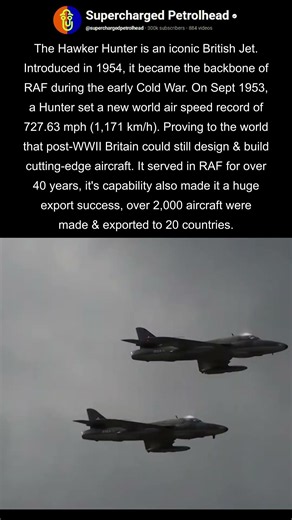 Hawker Hunter flyby