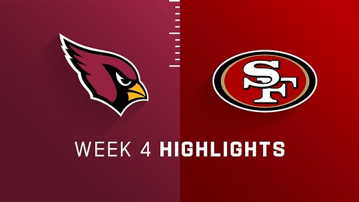 Cardinals vs. 49ers highlights | Week 4
