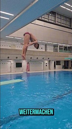 ALL front flips in a pike position from 1 meter 🤸‍♂️ #aquacircus #diving