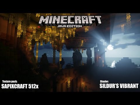 Sapixcraft 512x Texture Pack for Minecraft Java 1.18.1 with Sildur's Vibrant shader