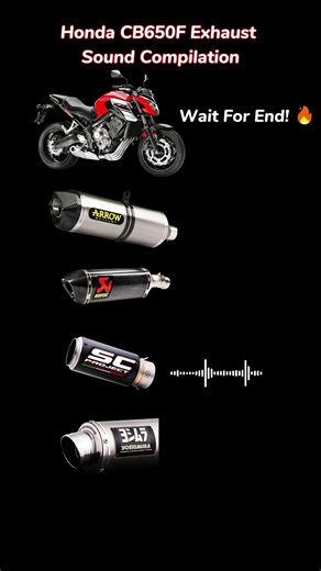 World’s Best 650cc? Honda CB650F Exhaust Sounds 🔥
