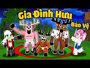 MEU LIVES WITH A FAMILY OF MONSTERS *REDHOOD BUILDS A SAFE SURVIVAL BASE 99 NIGHTS IN THE FOREST