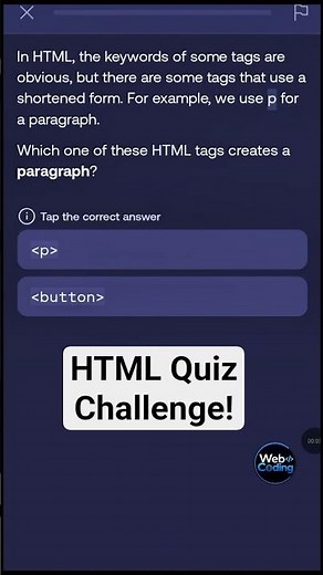 HTML Quiz Challenge! Can You Answer These Easy Coding Questions? | Learn HTML Fast