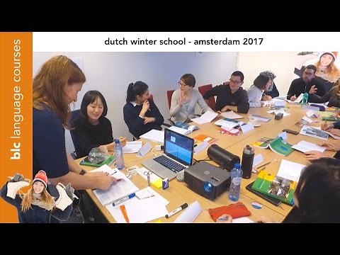 Dutch Winter School - 2017 | Amsterdam - first day of the lessons