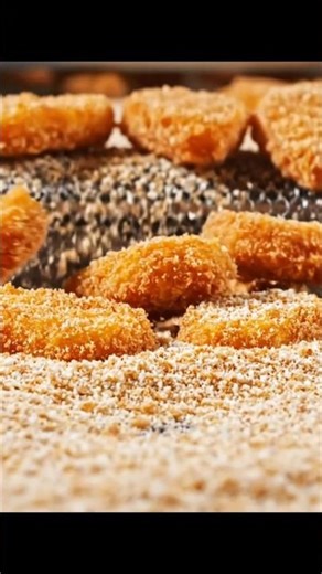 Inside a Nugget Factory! 🏭#shorts #nuggets #factoryproducts #foodfactory #factory