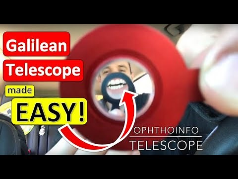 Galilean Telescope Optics - MADE EASY!