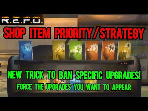 R.E.P.O. Best Shop Item Priority Guide + Upgrade banning strategy