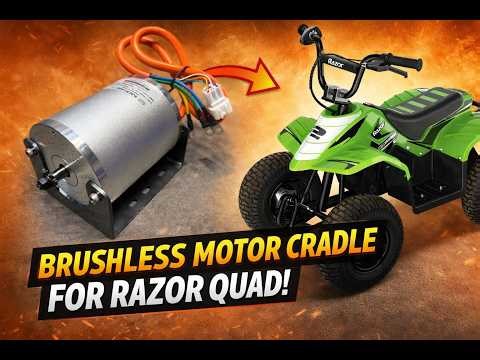 Transform Your Razor 24V Quad with THIS Bolt-On Motor Mount 🔥