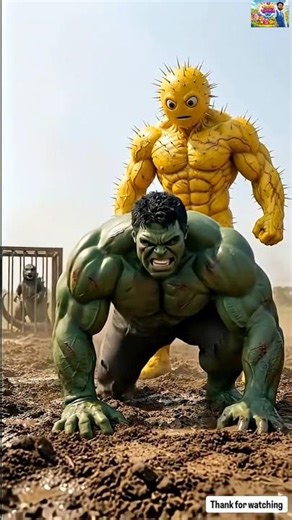 Cactus🌵vs Hulk😱 #shotsvideo #viralvideo #trendingvideo #ytshorts #holk #cartoon video #shorts