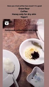 5K views · 20 reactions | Coffee Face mask. Coffee is an excellent...