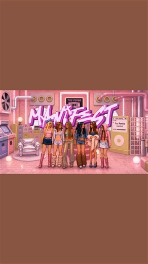 Toz Pembe 8-bit evrenine giriş yaptı💖 #manifest #tozpembe #8bit