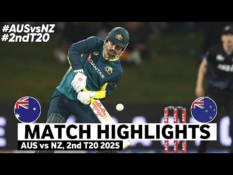 Australia Vs New Zealand 2nd T20 Highlights 2025 | 3rd October 2025 | AUS vs NZ Highlights 2025