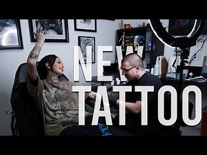 Zhavia Gets A New Tattoo by Angel Antunez ‪@skindesigntattoo4369‬