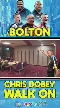 Chris Dobey - Bolton Mecca Bingo Walk On #shorts