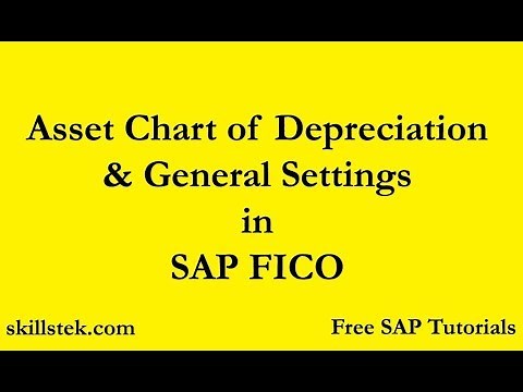 Asset Chart of Depreciation & General settings in SAP FICO. A step by Step guide