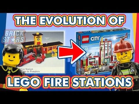 Evolution of LEGO Fire Station Sets (1957 to 2024)
