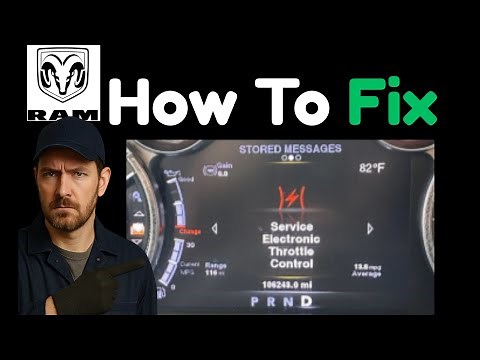 "Service Electronic Throttle Control" on Dodge Ram (Causes & Fix)