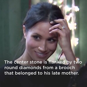 1.2M views · 639 reactions | Meghan Markle's engagement ring is SO stunning  | Seventeen | Facebook