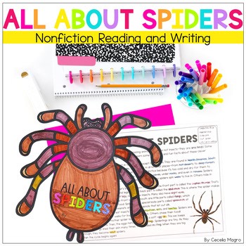 Spiders Nonfiction Reading Informative Writing All About Spiders