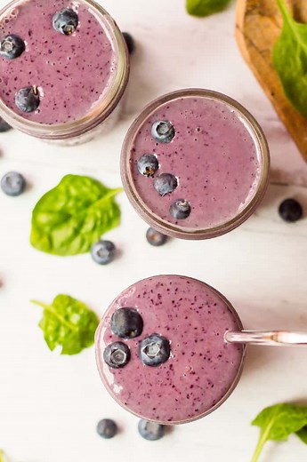 Blueberry Spinach Smoothie