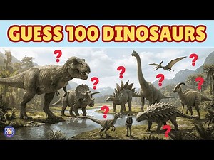 100 Dinosaurs for Toddlers 🦖 | Guess Dinosaur Names | Fun English Learning for Kids