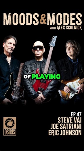 The G3 tour is almost here! Check out Eric Johnson, Steve Vai, and Joe Satriani on the latest episode of the #MoodsandModes podcast with Alex Skolnick as they discuss their years playing together, discovering new sounds and more about their multi-decade careers as touring musicians! Stream the full interview now wherever you listen to podcasts! | Blue Élan Records | Facebook