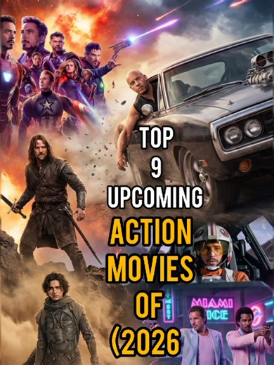 Top Upcoming Hollywood Action Movies to Watch in 2026