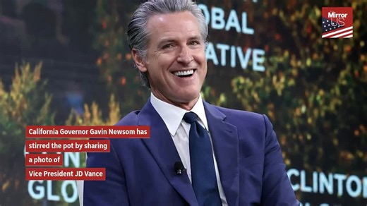 Gavin Newsom Highlights JD Vance Photo Amid Super Bowl Debate
