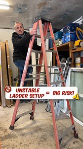 10K views · 23 reactions | Setting up your ladder properly is just as...