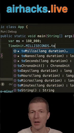 Easy Milliseconds to Minutes Conversion #java #shorts