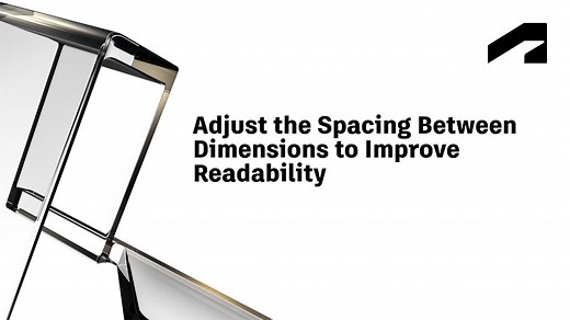 Dimensioning in AutoCAD - Adjust the spacing between dimensions to improve readability | Autodesk