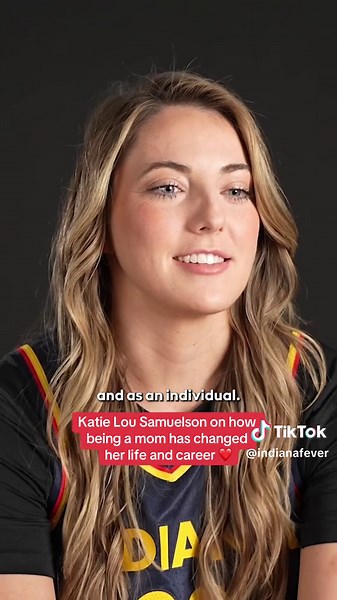 Katie Lou Samuelson talks about how becoming a mother has changed her life and career ❤️ #indiana #basketball #wnba #womensbasketball #mothersday #motherhood
