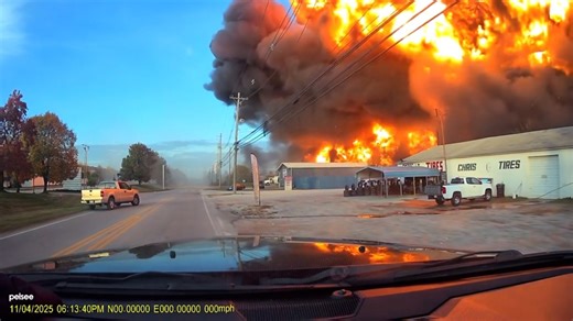 Dashcam video shows moment UPS plane crashed in Kentucky