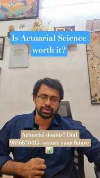 Is Actuarial Science Worth It? Career Scope & Salary #ActuarialScience #CareerGuide