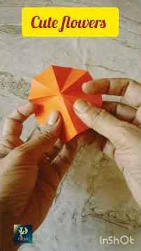 How to Make Beautiful Origami Paper Flowers | Easy DIY Folding Tutorial | Pallavi's Art Space