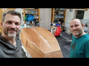 Optimist Segelboot selber bauen, Teil 6, Rumpf mit Glasfaser laminieren
