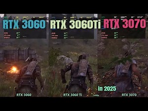 RTX 3060 vs RTX 3060 Ti vs RTX 3070 in 2025