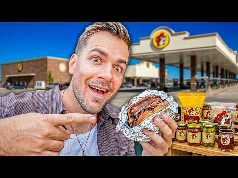 Ich esse bei der größten Tankstelle der Welt 😳🍔 (viel besser als gedacht)