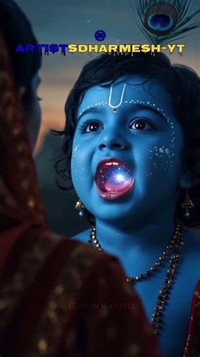 little krishna - 1 #krishna #shorts