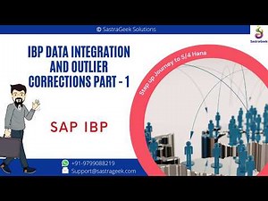 IBP Data Integration and Outlier corrections Part - 1